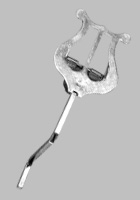 Saxophone Lyre - Click for Larger Image