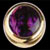 Purple Abalone Dome Knob